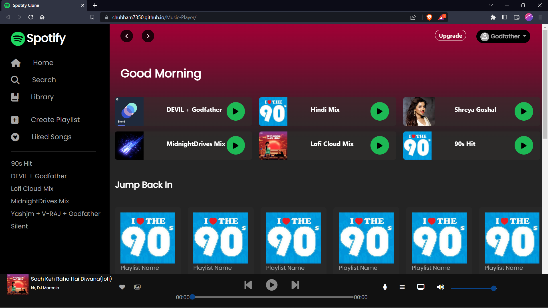 Spotify Clone